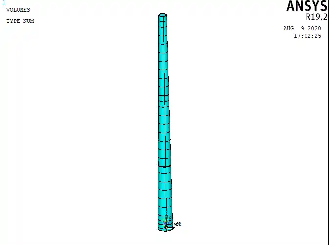 基于ANSYS参数化数组的塔筒建模的图1
